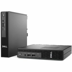 Dell Pro Micro QCM1250 Desktop Computer - Intel Core i3 14th Gen i3-14100T - 8 GB - 512 GB PCI Express NVMe 4.0 SSD - Micr