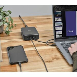 Adattatore CA Trust Maxo - 240 W - Adattatore universale - 4 USB Type-C - Per Computer portatile, Tablet PC, Smartphone, D
