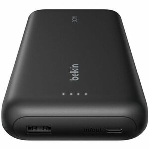 Belkin Stromspeicher - Schwarz - für Tragbare Spielekonsole - 20000 mAh - 30 W - USB Typ-C Anschluss - Schwarz