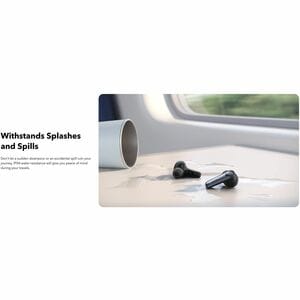 soundcore Liberty 4 True Wireless Earbud Stereo Earset - Black Velvet - Binaural - In-ear - Bluetooth - Noise Canceling
