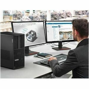Lenovo ThinkStation P3 Gen 2 30HT005QGE Workstation - 1 x Intel Core Ultra 7 265 - 32 GB - 1 TB SSD - Tower - Intel W880 C