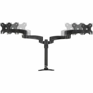 StarTech.com Mounting Arm for Flat Panel Display - Black - TAA Compliant - Height Adjustable - 2 Display(s) Supported - 30