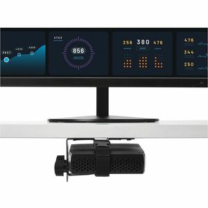 StarTech.com ACCSMNT Mounting Bracket for CPU, Thin Client, Docking Station, USB Hub, Monitor, Mac mini - Black - 5 kg Loa