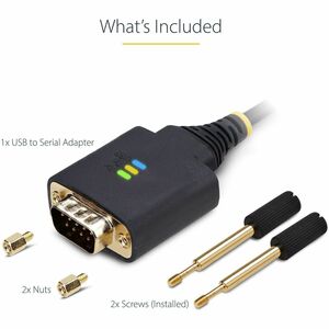 StarTech.com 91.44 cm (36") Serial/USB Data Transfer Cable - 1 - Cable for Desktop Computer, Notebook, Peripheral Device, 