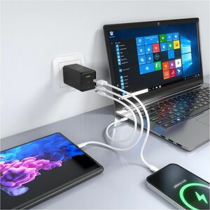 CARGADOR GAN 100W 2XUSB-C PD3.0 QC 4.0 QC 5.0 1XUSB-A QC 3.0