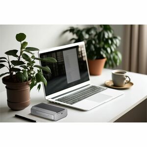 QNAP QNA-UC10G2T 10Gigabit Ethernet Adapter for Mac, Computer - 10GBase-T - Portable - Silver - USB Type C - 10 Gbit/s Dat