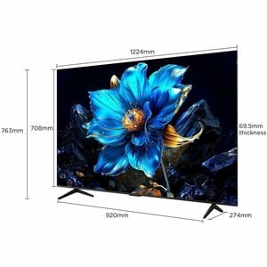 TCL P79K Serie Smart TV QLED 4K 55" 55P79K, Dolby Vision - Atmos, HDR10+, Google TV. Dimensioni diagonale schermo: 139,7 c