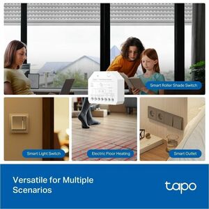 TP-Link TAPO S112. Tipo di prodotto: Attuatore di commutazione, Quantità di canali: 7 canali, Frequenza: 2400 MHz. Tipolog