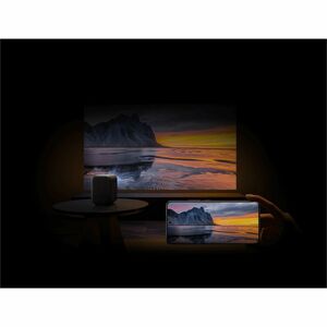 Xiaomi XMTYY03FMG Projetor LCD - Montável no teto, Portátil - Preto - Frente, Forro - 1080p - 200 lm - HDMI - USB - LAN se