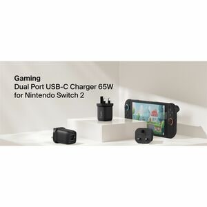 Belkin AC Adapter - 2 USB Type-C - For Portable Gaming Console - United Kingdom