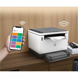 HP LaserJet Tank 2606sdw Wired & Wireless Laser Multifunction Printer - Monochrome - Copier/Printer/Scanner - 21 ppm Mono 