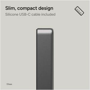 Mophie powerstation Power Bank - Black - For MagSafe-enabled Device, Smartphone, Qi2-enabled Device - 10000 mAh - 20 W - U