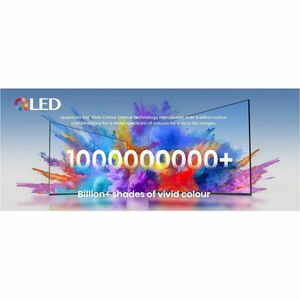 Pantalla Hisense de 65 pulgadas QLED, VIDAA TV, native refresh 60Hz, 4K, 3840*2160, Alexa/Google Home/Airplay/Miracast
