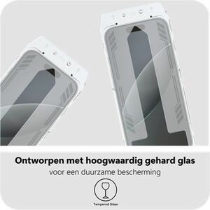 Just in Case Tempered Glass Screen Protector for Apple iPhone 16 Pro, iPhone 17 Pro, iPhone 17 - Transparent - 1 Pack - Fo