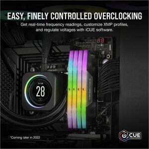 Módulo RAM Corsair Vengeance RGB para Computadora de juegos, Placa Base - 32GB - RGB - DDR5-6400/PC5-51200 DDR5 SDRAM - 64
