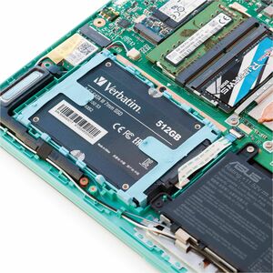 Unità stato solido Verbatim Vi550 S3 - 2,5" Interno - 512 GB - SATA (SATA/600) - 360 TB TBW - 560 MB/s Velocità massima tr