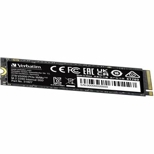 Unità stato solido Verbatim Vi5000 - M.2 2280 Interno - 2 TB - PCI Express NVMe (PCI Express NVMe 4.0) - Computer portatil