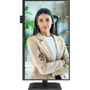 AOC 24P4U 24" Class Full HD LED Monitor - 16:9 - Textured Black - 60.5 cm (23.8") Viewable - In-plane Switching (IPS) Tech