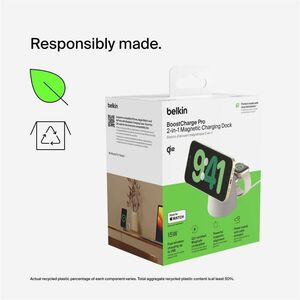 Belkin BoostCharge Pro Induction Charger - For Qi2-enabled Device - Qi2 Certified