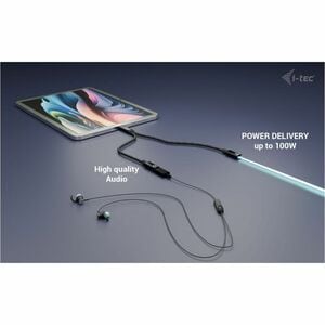 i-tec 30 cm USB-C Audio/Power/Data Transfer Cable - Cable for Notebook, Tablet, Smartphone, Audio Device - First End: 1 x 