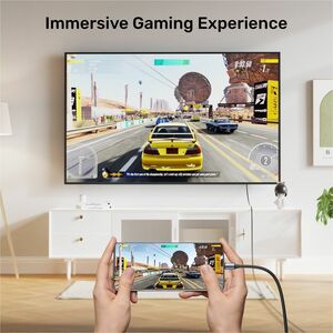 Unitek 1.80 m DisplayPort/USB-C A/V Cable - 1 - Cable for Monitor, Phone, Tablet, Notebook, PC - First End: 1 x USB Type C