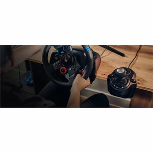 Logitech Driving Force 991-000557 Gaming Gear Shifter/Pedal/Steering Wheel - PlayStation 4, PlayStation 3, PlayStation 5, PC