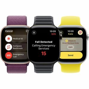 Apple Watch Series 10 Smart Watch - 46mm Case Height - 39mm Case Width - Rosa Gold Case Color - Ciruela Band Color - Alumi