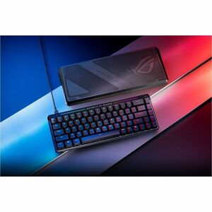 Asus ROG Falchion Ace HFX Teclado gaming - Cable Conectividad - USB 2.0 Interfaz - RGB LED - Control de Volumen, Reproducc