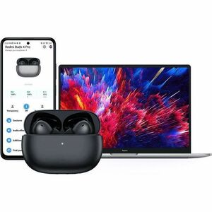 Auricular Redmi Buds 4 Pro M2132E1 True Wireless Auricular Estéreo - Negro media noche - Binaural - Intrauditivo - 1000cm 