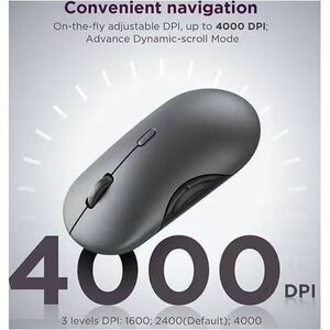 Lenovo 700 Multi-Device Wireless Silent Mouse (Luna Grey)