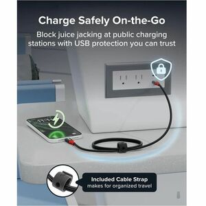 Plugable USB C to USB C Cable, Data Blocker Charge Only Cable (1m/3.3ft): 240W Safe Fast Charging - for MacBook, iPhone 15