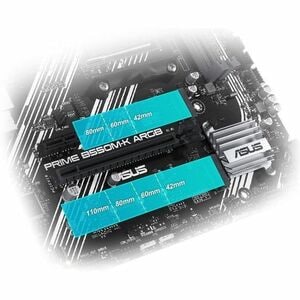 Carte Mère Asus Prime B550M-K ARGB - AMD B550 Chipset - Socket AM4 - Micro ATX - Ryzen 5, Ryzen 3 processeur compatible - 