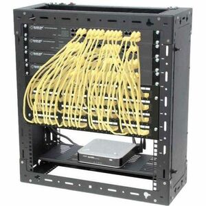 Rack Solutions 8U Wall Mountable Open Frame Rack Frame for Network Equipment, Patch Panel, Wireless Access Point - TAA Com