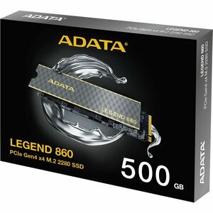 Adata LEGEND 860 SLEG-860-500GCS 500 GB Solid State Drive - M.2 2280 Internal - PCI Express NVMe (PCI Express NVMe 4.0 x4)