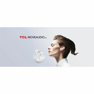 TCL MOVEAUDIO Go True Wireless Earbud Stereo Earset - White, Multicolor - Binaural - In-ear - Bluetooth - 16 Ohm - Noise R