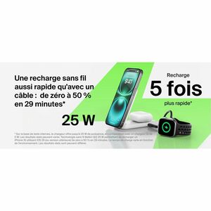 Belkin UltraCharge Induktionsladegerät - Weiß - für Qi2-fähiges Gerät, iPhone, AirPod, Smartwatch - Eingangsstecker: USB -