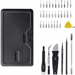 StarTech.com 40-Piece Computer Repair Toolkit for Laptop/PC/Electronics/Phone, 30-Bit Precision Screwdriver Set, Magnetic 