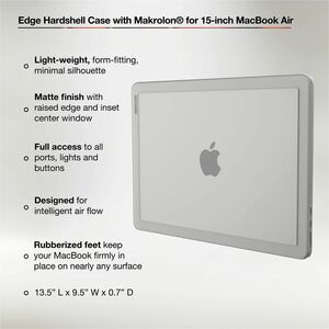 Incase Hardshell Case for Apple MacBook Air - Clear - Matte - Scratch Resistant, Fingerprint Resistant, Bump Resistant - M