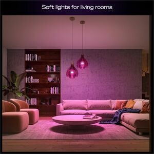 Philips Hue Color 4 pack 75W Bulb + Hue Pro Bridge - 75 W - 1100 lm - E26 Base - 25000 Hour - 20000°K Color Temperature - 