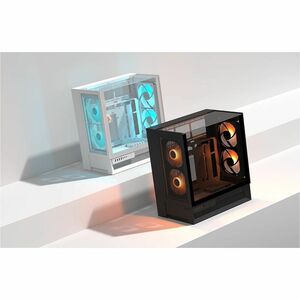 COUGAR OmnyX CGR-2WA3B-RGB Gabinete para computadora gamer - Mini ITX, Micro ATX, ATX Placa base admitida - Media Torre - 