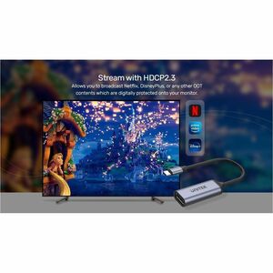 USB-C To DP1.4 8K 60Hz Adapter Space Grey UNITEK Gift Box