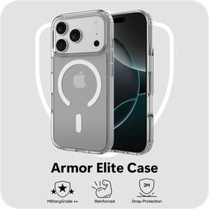Just in Case Rugged Case for Apple iPhone 17 Pro Max Smartphone - Clear - Drop Resistant, Impact Resistant, Damage Resista