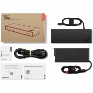Lenovo 13 Anschluss(e) Thunderbolt 5 Docking Station für Monitor, Notebook, Mikrofon, Mobile Workstation - Ladefunktion - 