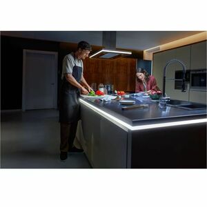 Philips Hue OmniGlow Strip Light 10ft - 0.4" Height x 0.7" Width - 40 W LED Bulb - Voice Control, Color Changing Mode, Zig