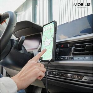 MOBILIS Energia Induction Charger - For Smartphone - Input connectors: USB - Clamping Arm, Magnetic