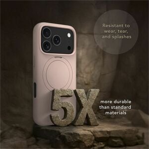 dbramante1928 ApS Roskilde Case for Apple iPhone 17 Pro Smartphone - Pink Sand - Soft-touch - Scratch Resistant, Stain Res