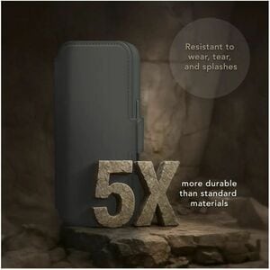 dbramante1928 ApS Lynge Carrying Case (Wallet) Apple iPhone 17 Smartphone - Forest Shadow - Stain Resistant - Plastic, Lea