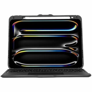 Targus VersaVu THZ988ES Tastatur/Cover (Folie) für 27,9 cm (11 Zoll) bis 33 cm (13 Zoll) Apple iPad Pro 11 (2024), iPad Pr
