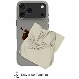 dbramante1928 ApS Roskilde Case for Apple iPhone 17 Pro Max Smartphone - River Stone - Soft-touch - Scratch Resistant, Sta