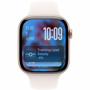 Watch Series 11 GPS + Cellular 46mm Rose Gold Aluminium Case with Light Blush Sport Band - M/L